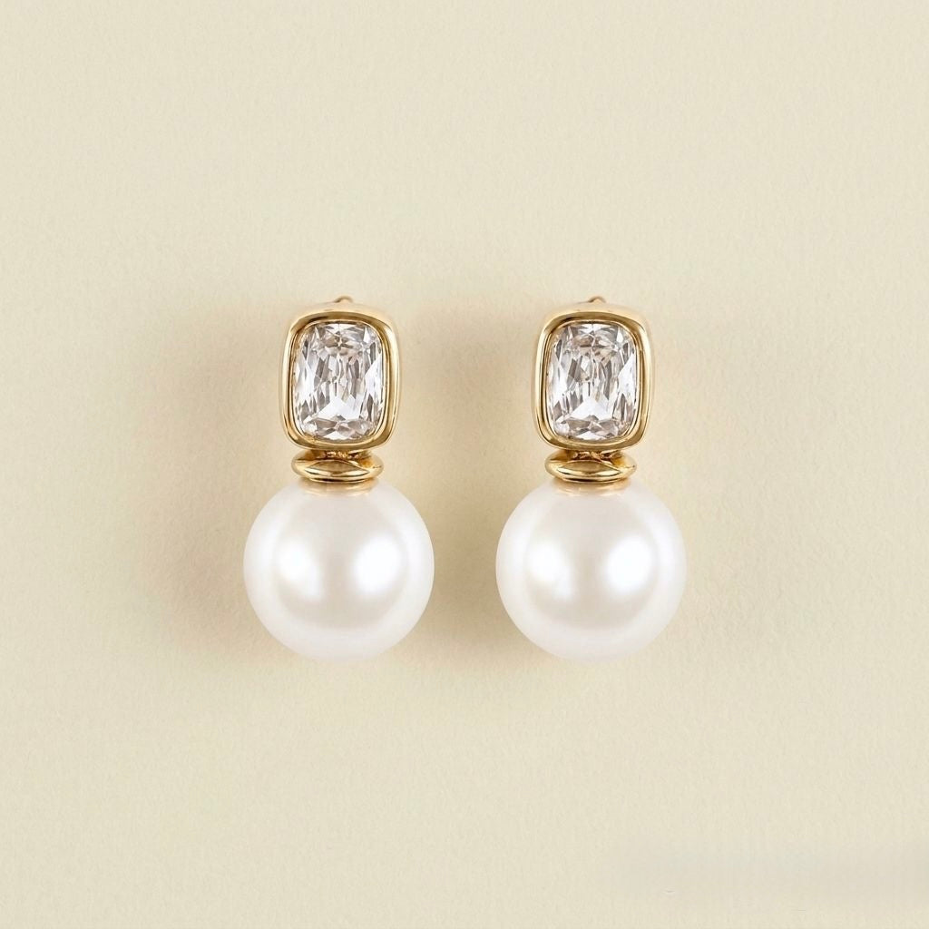 Amélie Bezel Pearl Drops